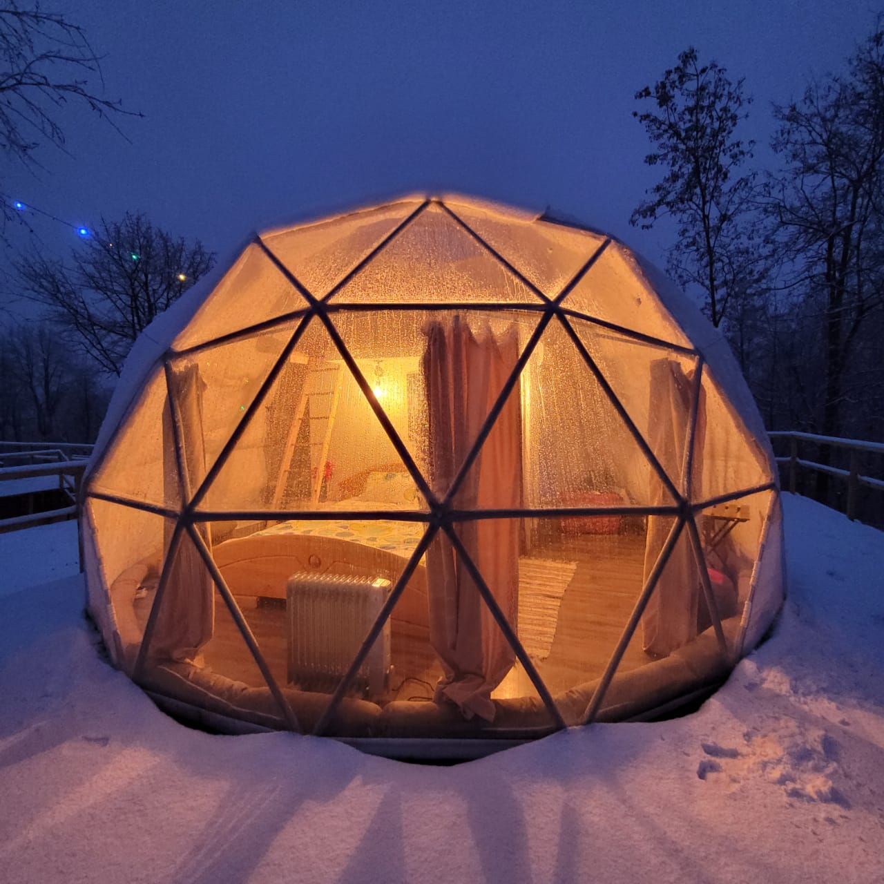 brancoveanu igloo dome night